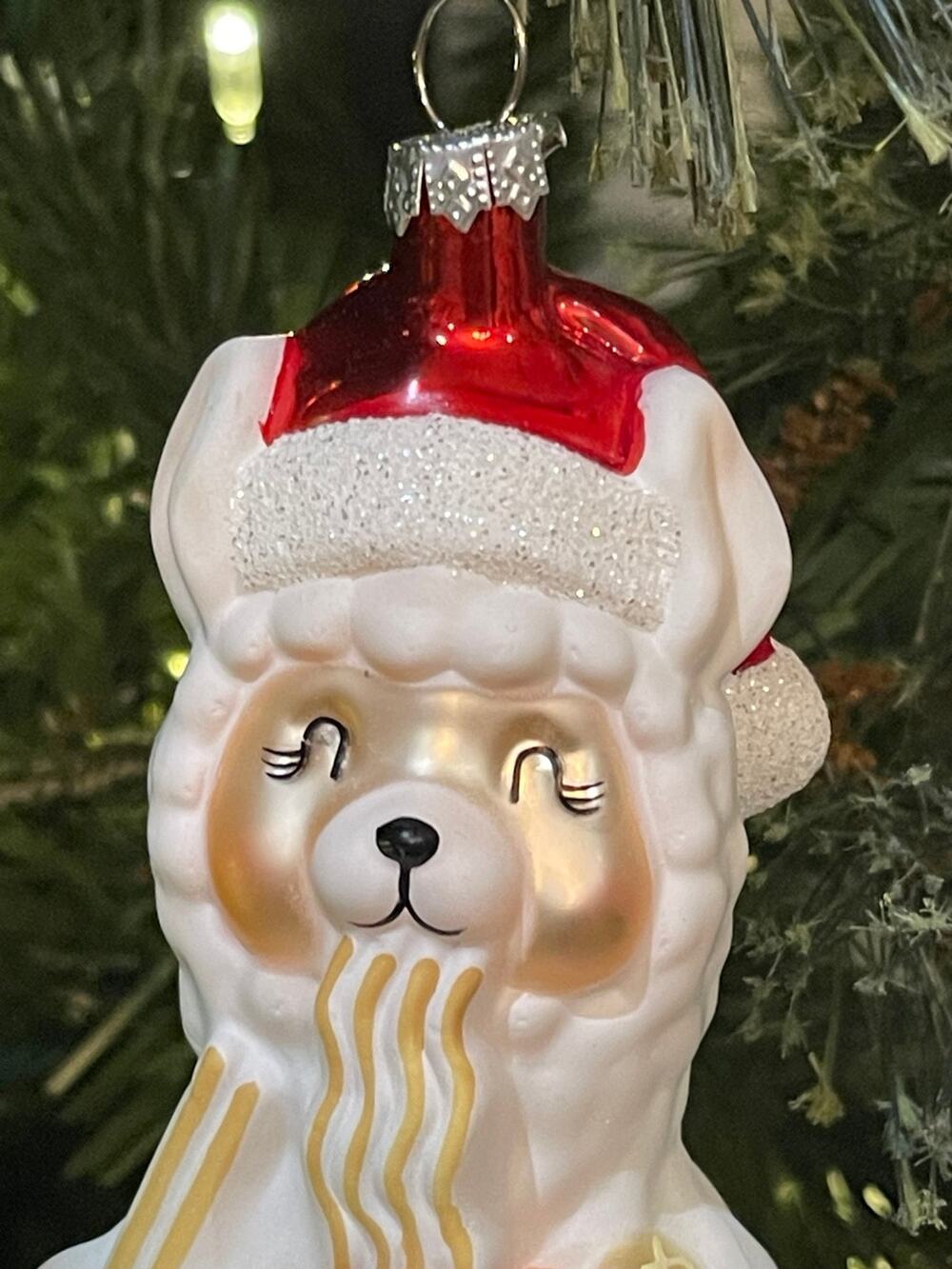 New Unique Rare Find Blown Glass Christmas Ornament
